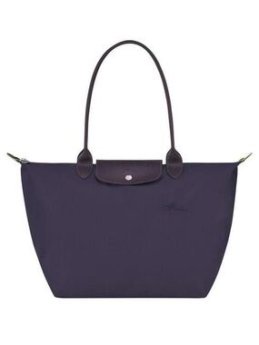 Longchamp Large Le Pliage Tote in Bilberry Purple